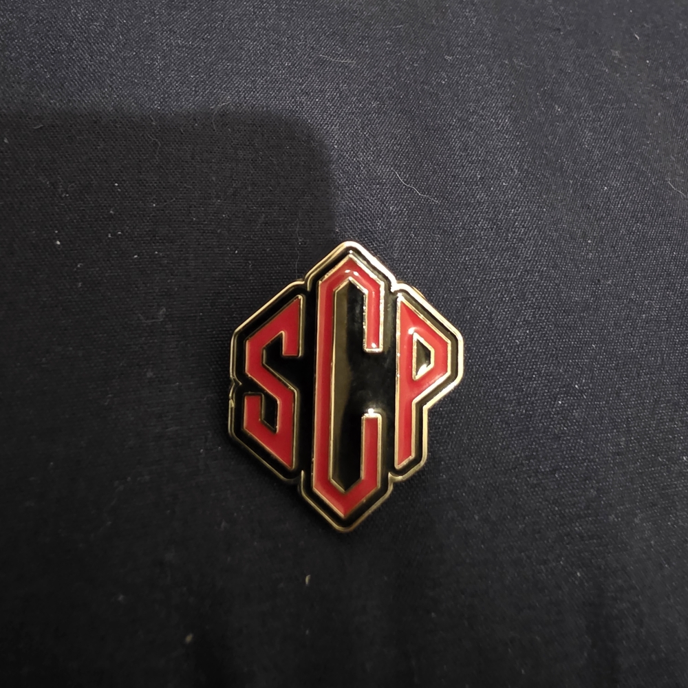 Scotty Cameron Red and Gold SCP Pin